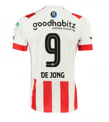 PSV Eindhoven Luuk de Jong #9 Hjemmedrakt 2022-23 Kortermet